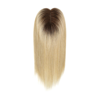 14*16CM ショートナチュラルヘアトッパー 女性用 薄毛をカバーしボリュームアップ
