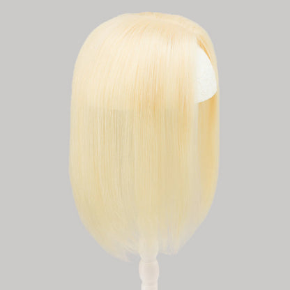 Honey Blonde Silk Lace Base European Human Hair Topper