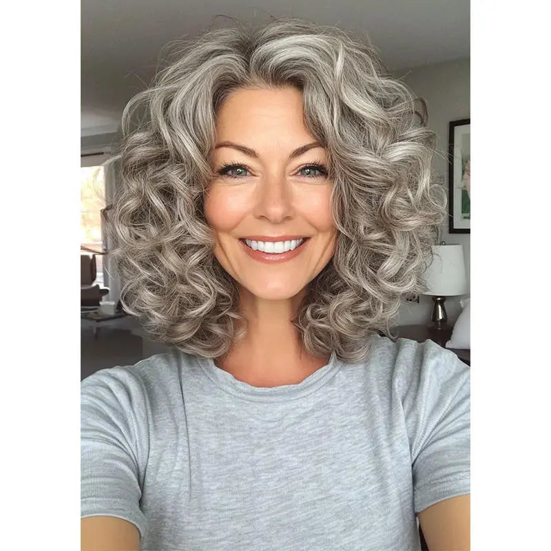 Nautal Curly Hair Toppers for Women with Thinning Hair - VIVACROWN
