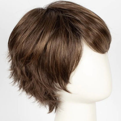 薄毛の女性のための、前髪付きで目に見えない通気性のあるヘアトッパー
