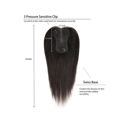 2025 Hot Sale  High-Quality Straight Hair Topper for Women