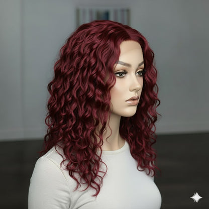 9*14cm Mono Base Natural Curly Human Hair Topper for Thinning Hair