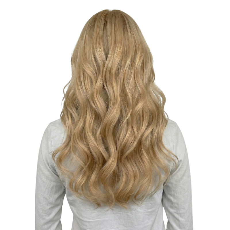 Machine Weft Hair Extensions Human Hair Bundles Color Copper #30