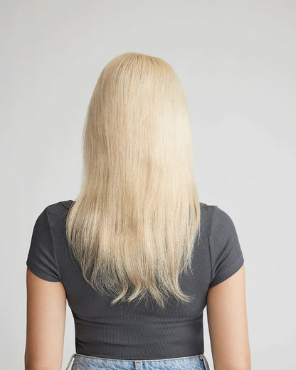 100%Human Halo Hair Extension Blonde Hair Extension Natural Hidden Wire