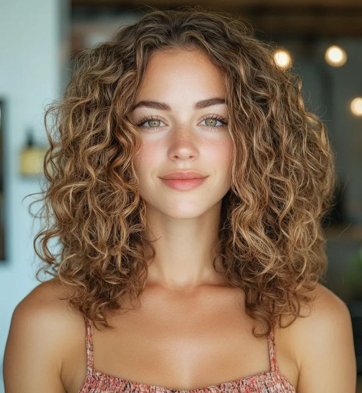女性用ショートふわふわカーリークリップインヘアトッパー