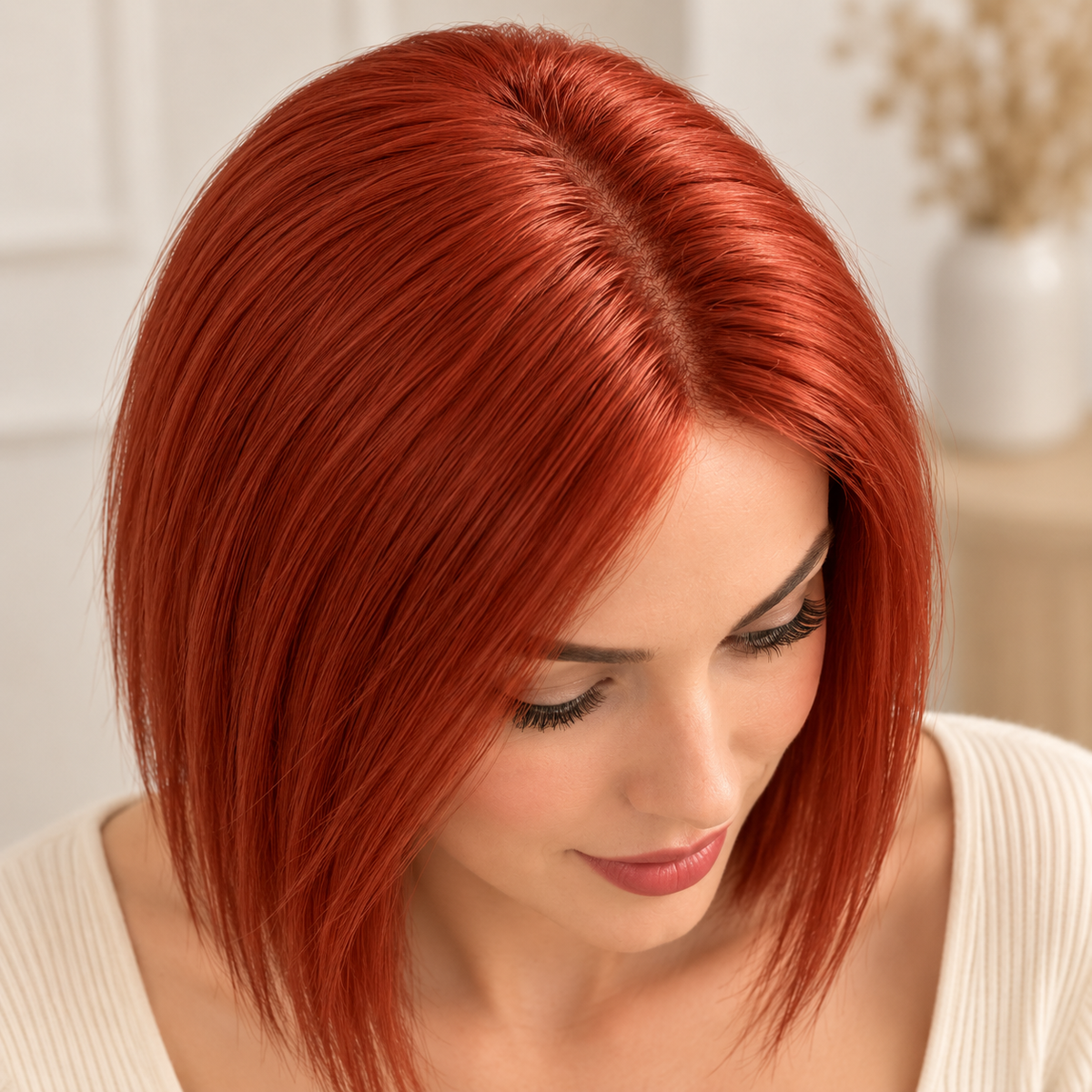 10×12 cm Mono Base Short Straight Human Hair Topper