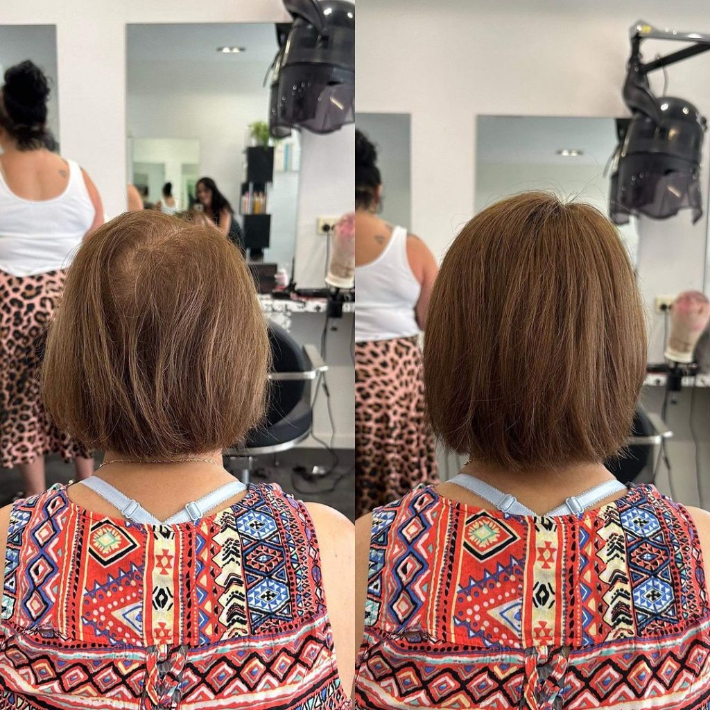Instant Hair Thickening Crown Topper – Pre-Styled Invisible Topper