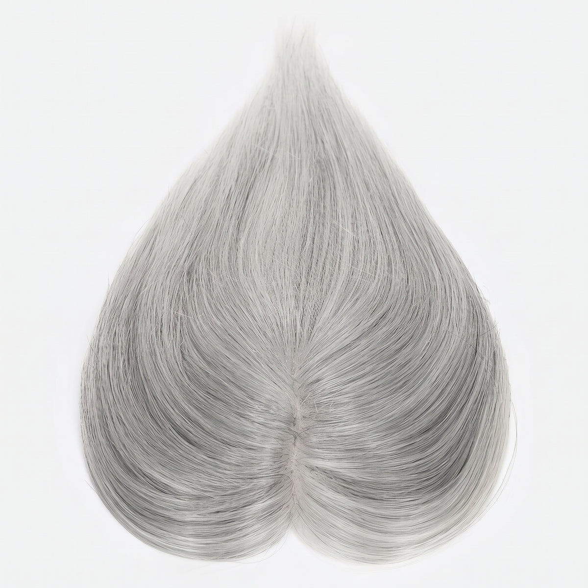 Straight Hair Topper for Thinning Hair – Clip In Crown Volume