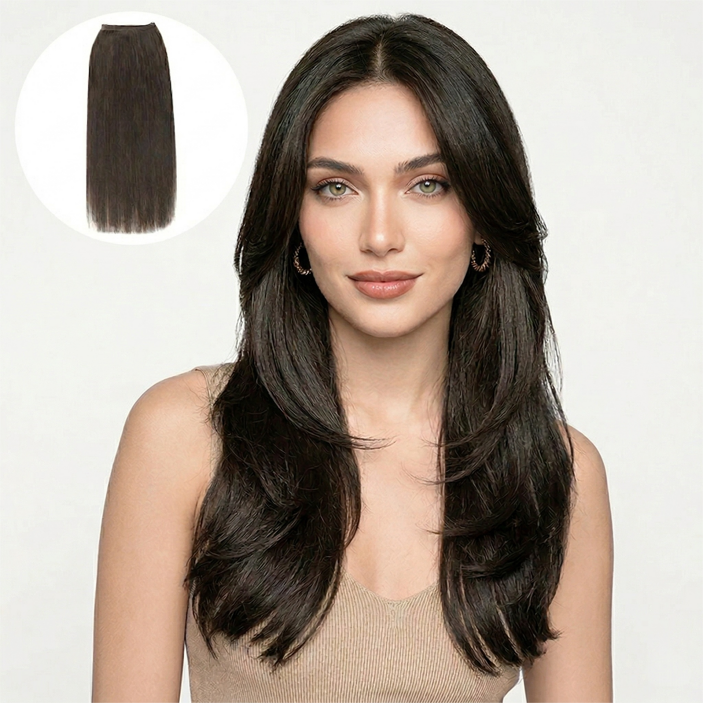 Best Human Hair Sew In Extensions Machine Weft Color #1C
