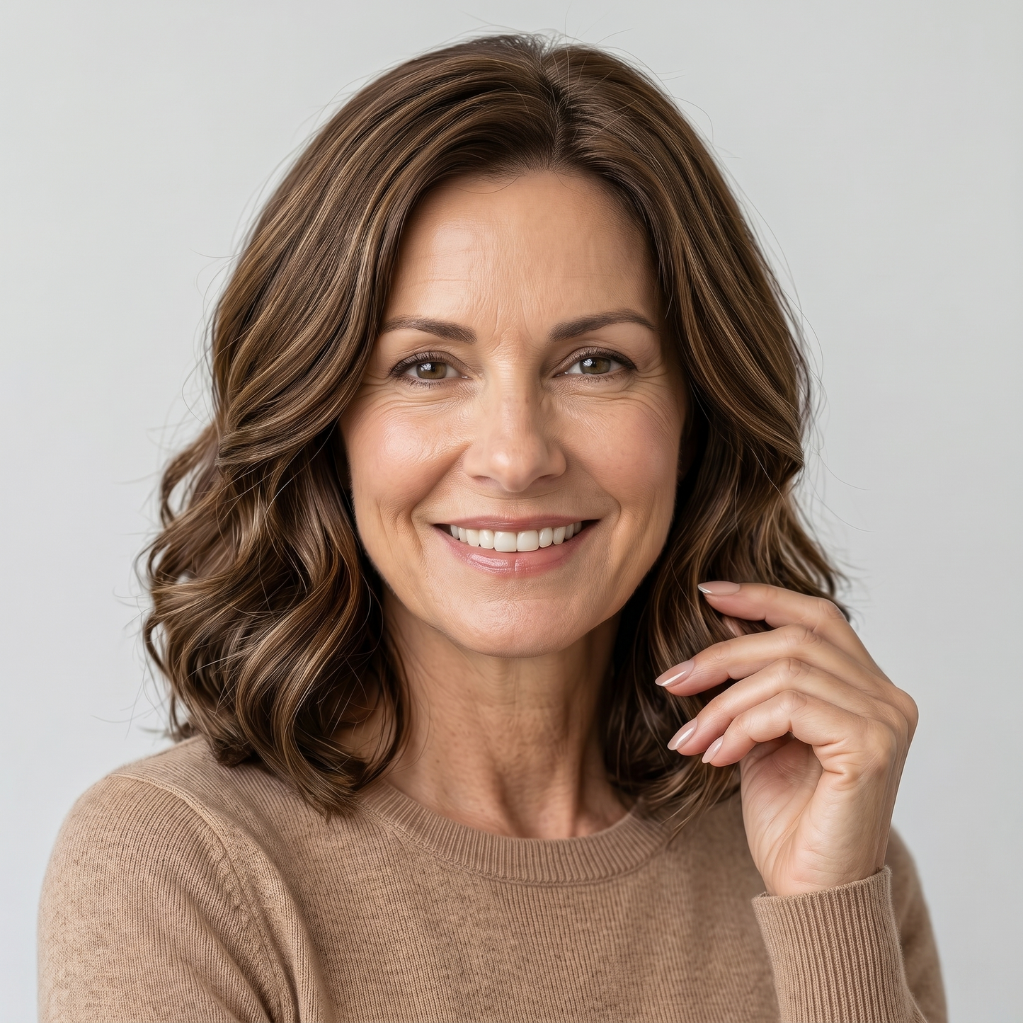 Luxury Wavy Hair Topper For Women — Seamless Crown Coverage