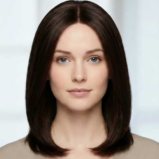 10*12cm Virgin Remy Human Hair Topper for Women VIVACROWN Hair Topper