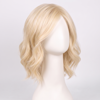 Seamless Wavy Topper for Thinning Hair – Instantly Volume-Boosting Crown Piece