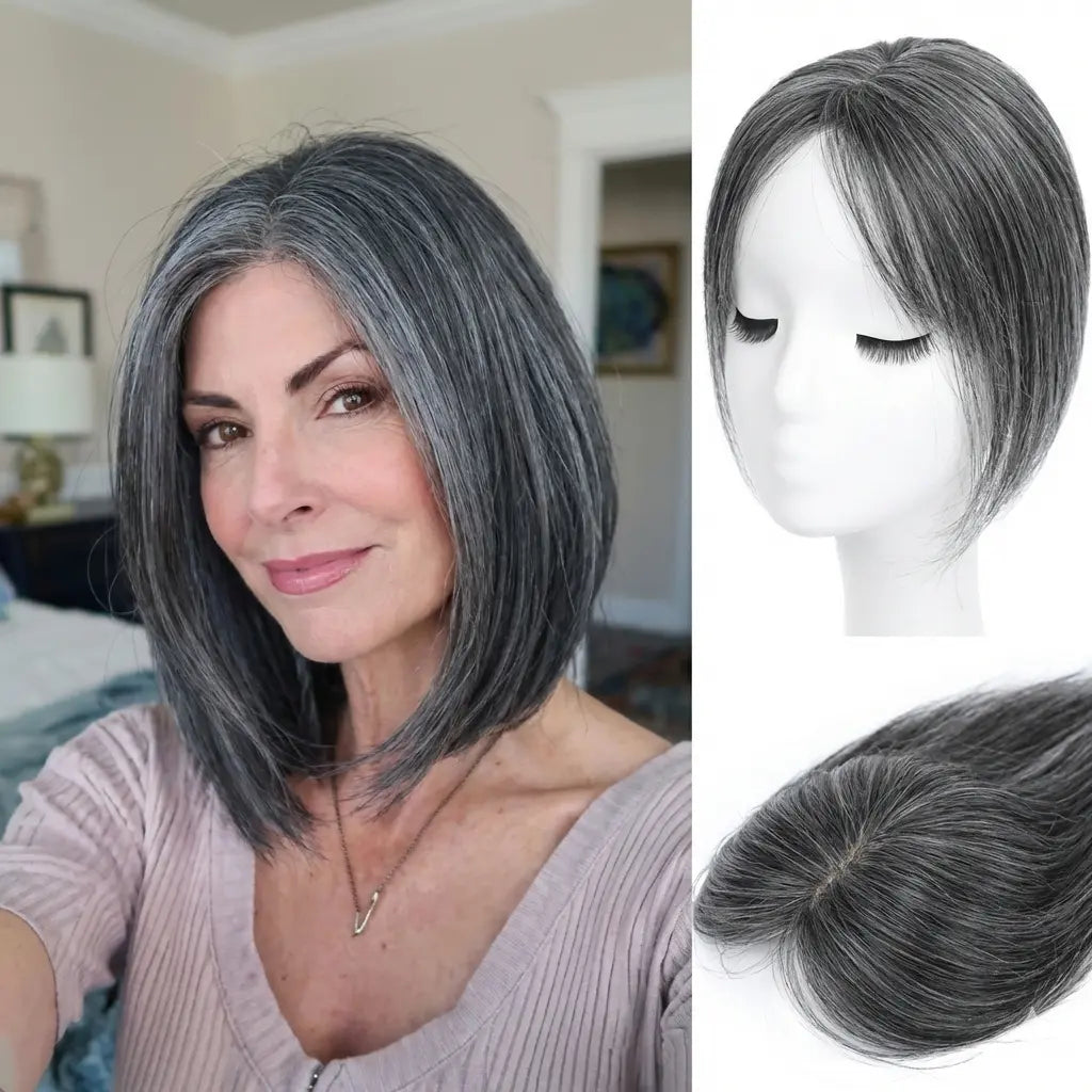 Luxury Silk Scalp Hair Topper – Instantly Boost Your Volume & Confidence - VIVACROWN