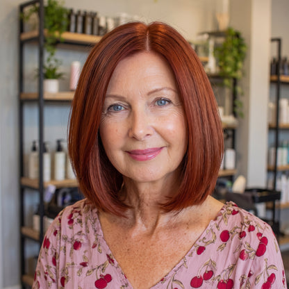Middle Part Straight Hair Topper for Thinning Hair – Clip In Crown Volume
