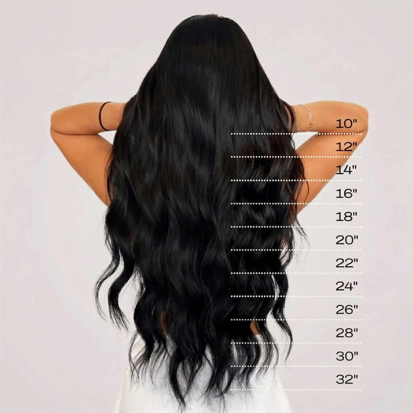Hand Tied Weft Sew In Hair Extensions Color #18