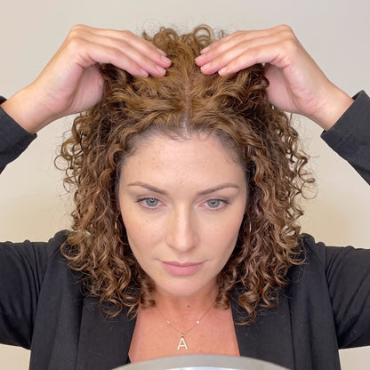 Premium Curly Hair Topper — Instant Volume & Natural Crown Fullness