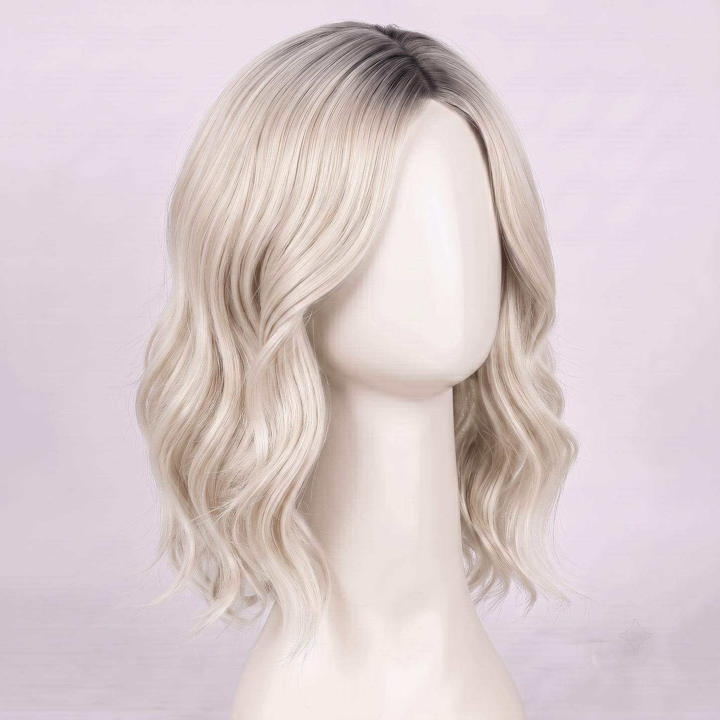 Seamless Wavy Topper for Thinning Hair – Instantly Volume-Boosting Crown Piece