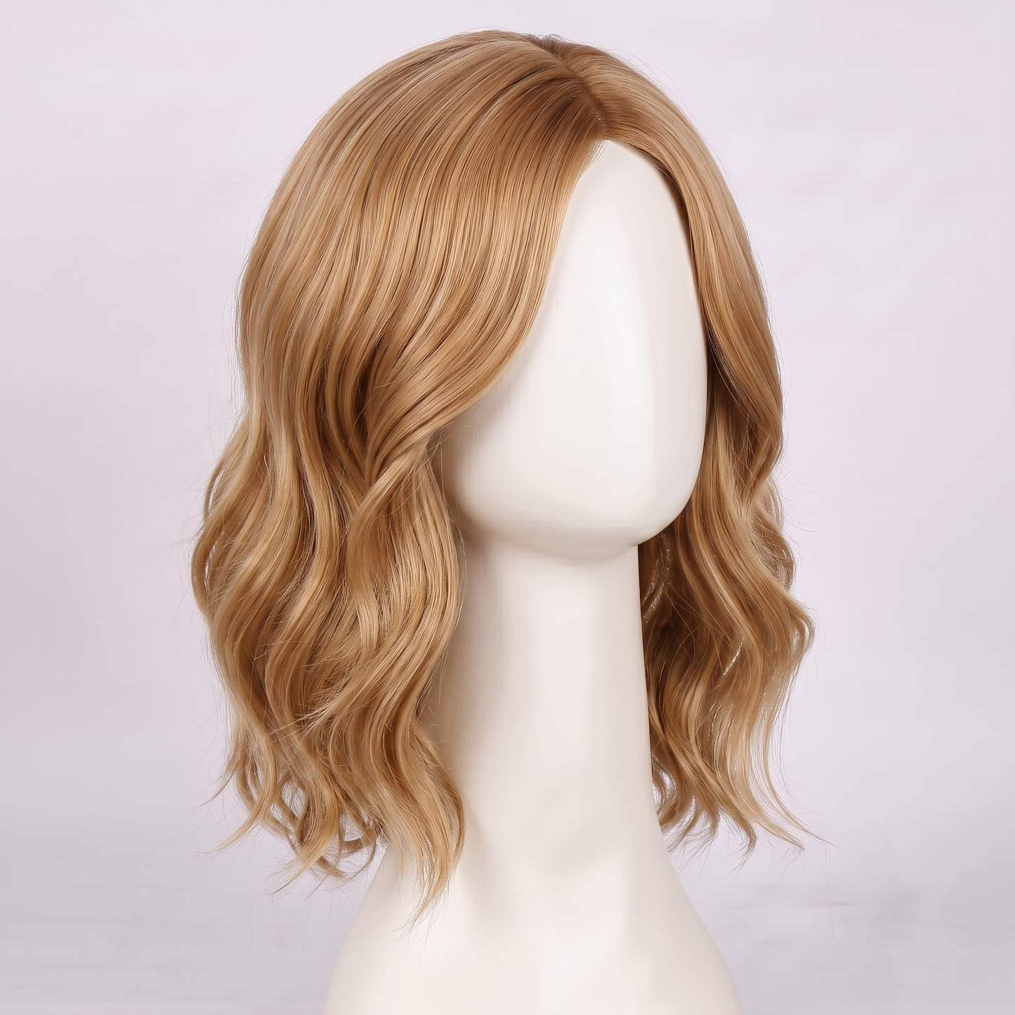 Seamless Wavy Topper for Thinning Hair – Instantly Volume-Boosting Crown Piece