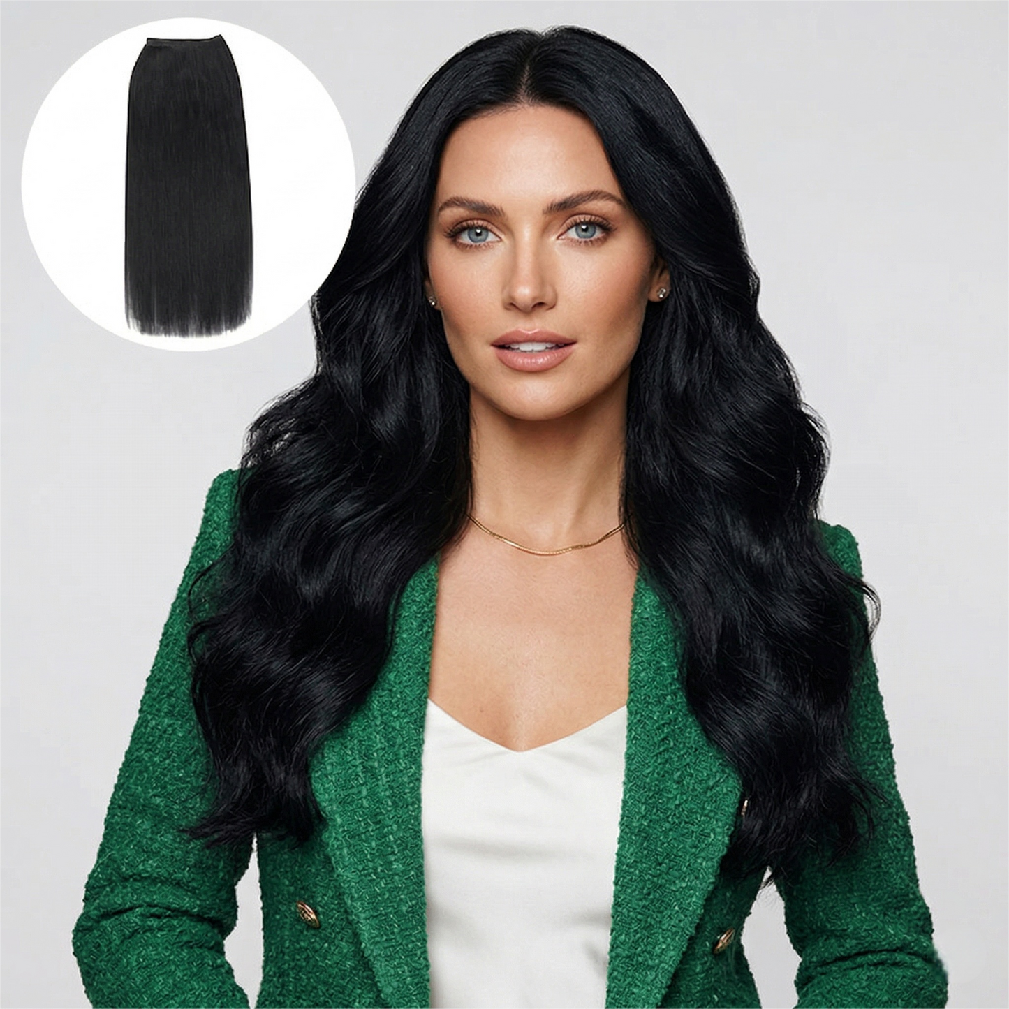 100% Human Hair Extensions Invisible Genius Weft (#30)