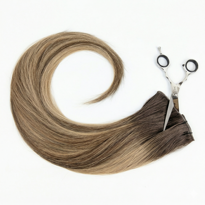Genius Weft Hair Extensions Platinum Blonde #60
