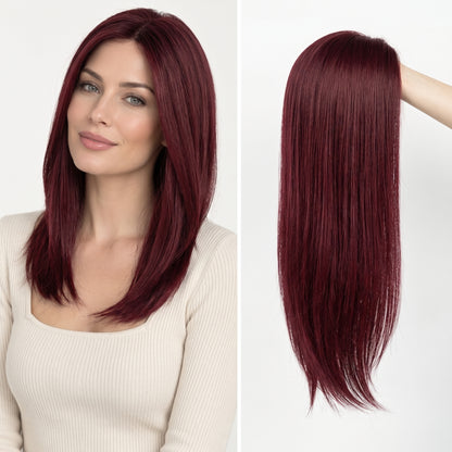 7"x8" Hand-Tied Human Hair Topper with Lace Front