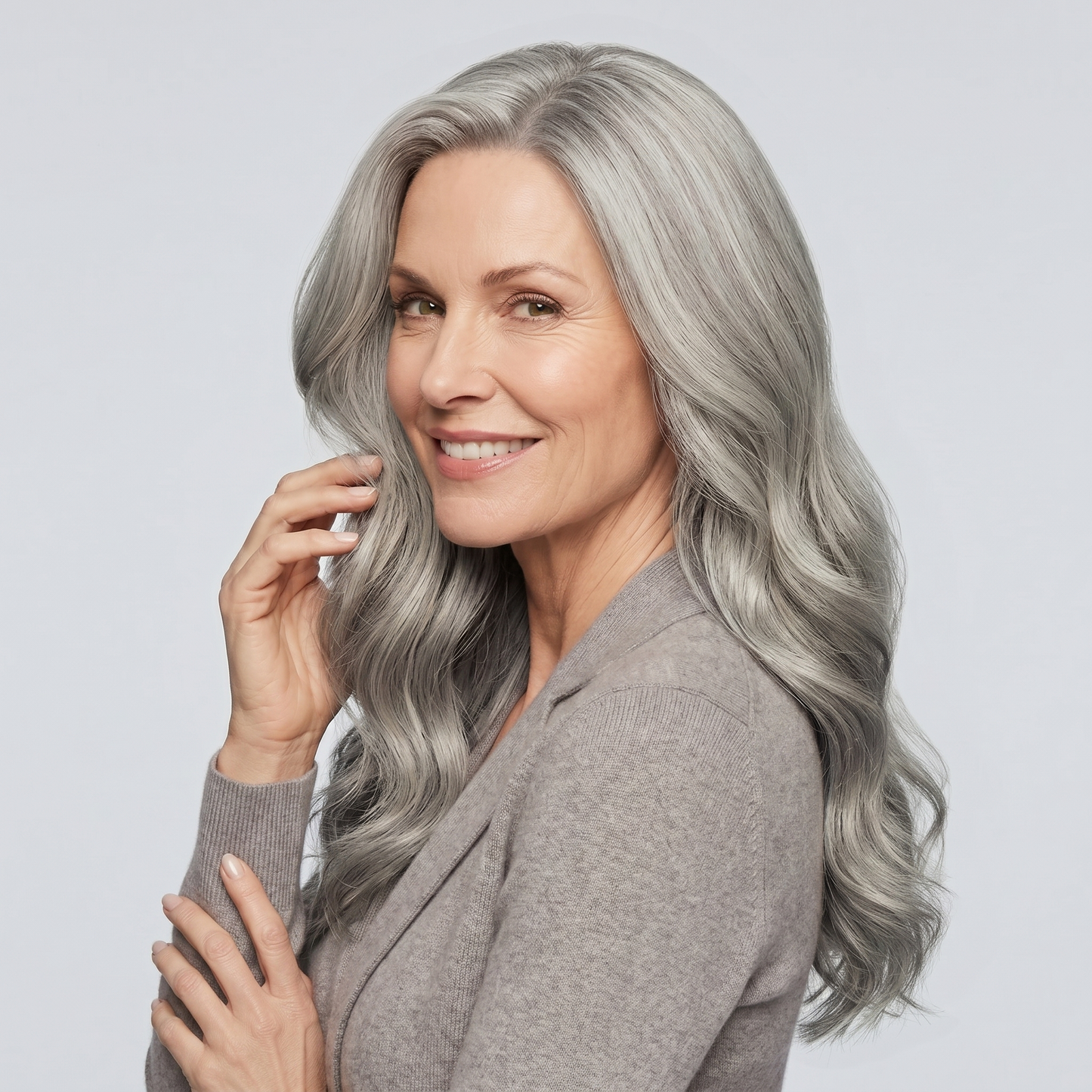 Luxury Wavy Hair Topper For Women — Seamless Crown Coverage