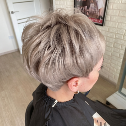 Classic Straight Pixie Hair Topper – Instant Fullness for Thinning Crowns