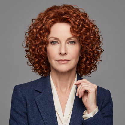 Bouncy Curly Hair Topper for Thinning Hair | Clip-in Crown Coverage Hairpiece for Women