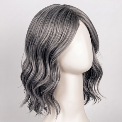 Seamless Wavy Topper for Thinning Hair – Instantly Volume-Boosting Crown Piece