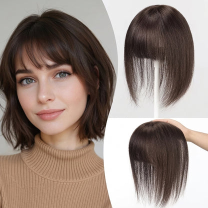 薄毛におすすめの、前髪付きストレートヘア用トッパー（人気商品） 