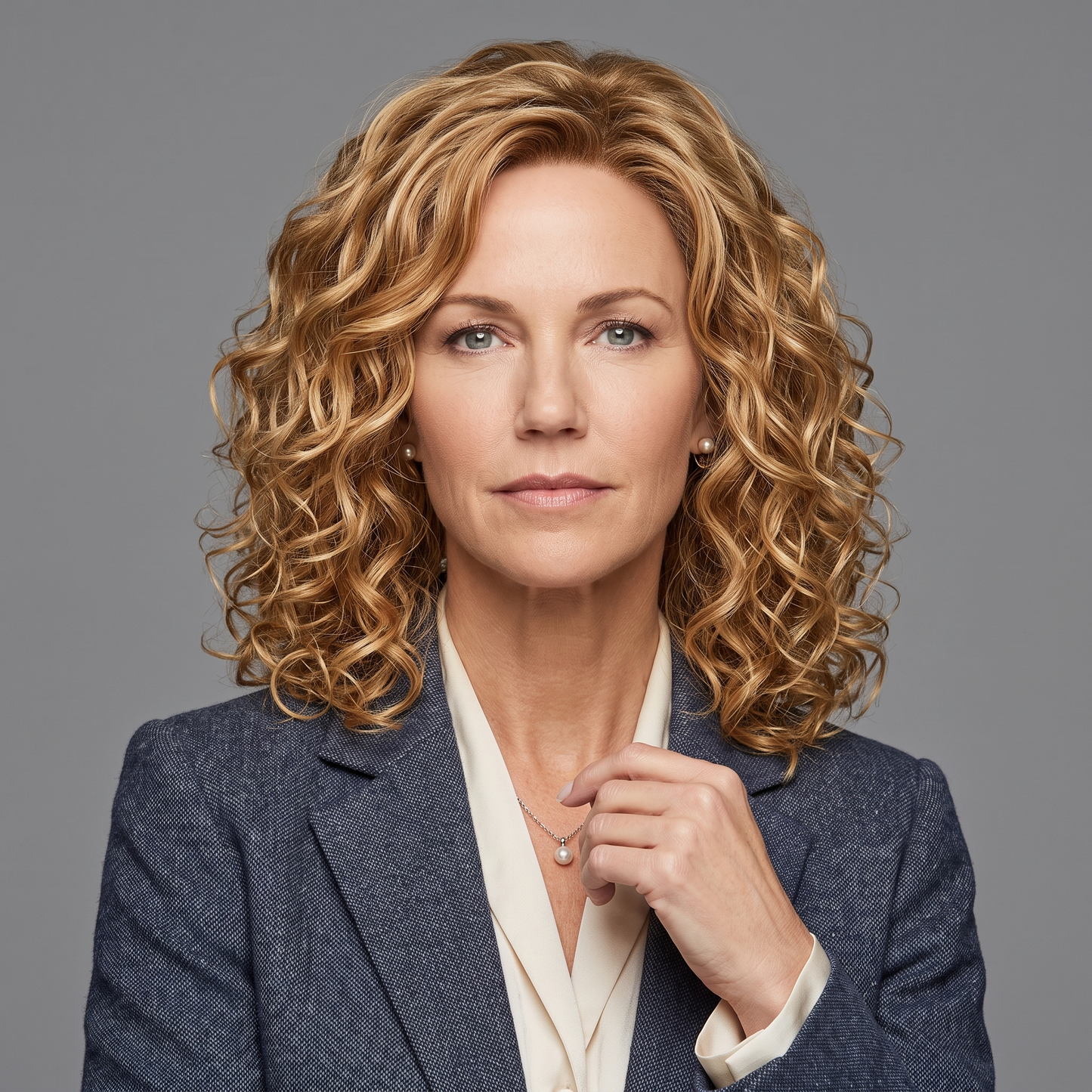Bouncy Curly Hair Topper for Thinning Hair | Clip-in Crown Coverage Hairpiece for Women