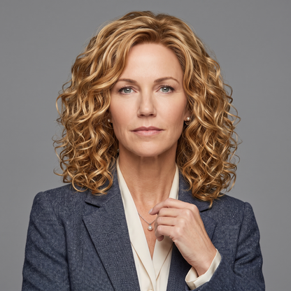 Bouncy Curly Hair Topper for Thinning Hair | Clip-in Crown Coverage Hairpiece for Women