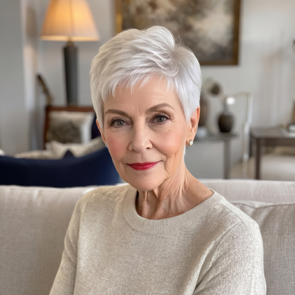 Classic Straight Pixie Hair Topper – Instant Fullness for Thinning Crowns