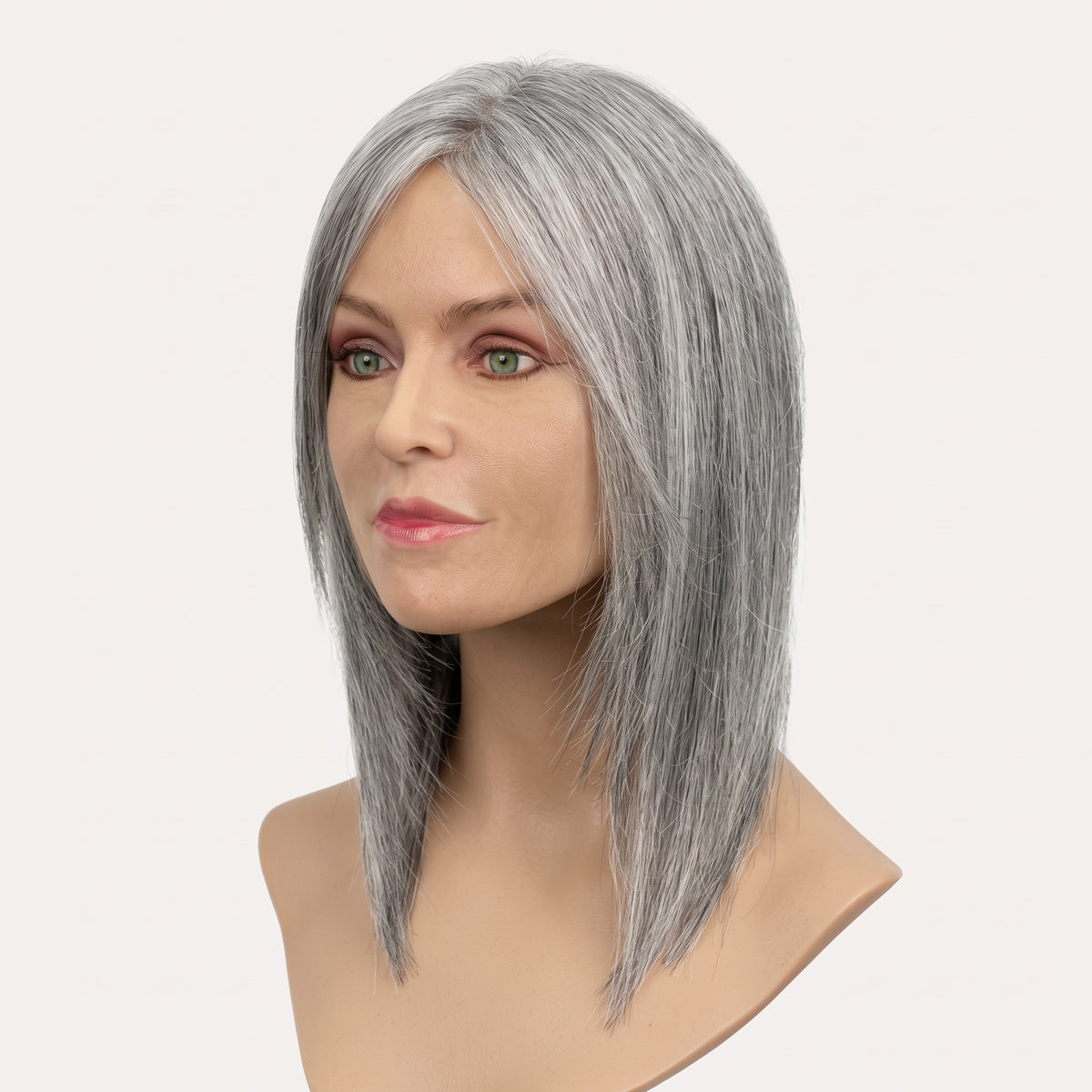 Straight Hair Topper for Thinning Hair – Clip In Crown Volume