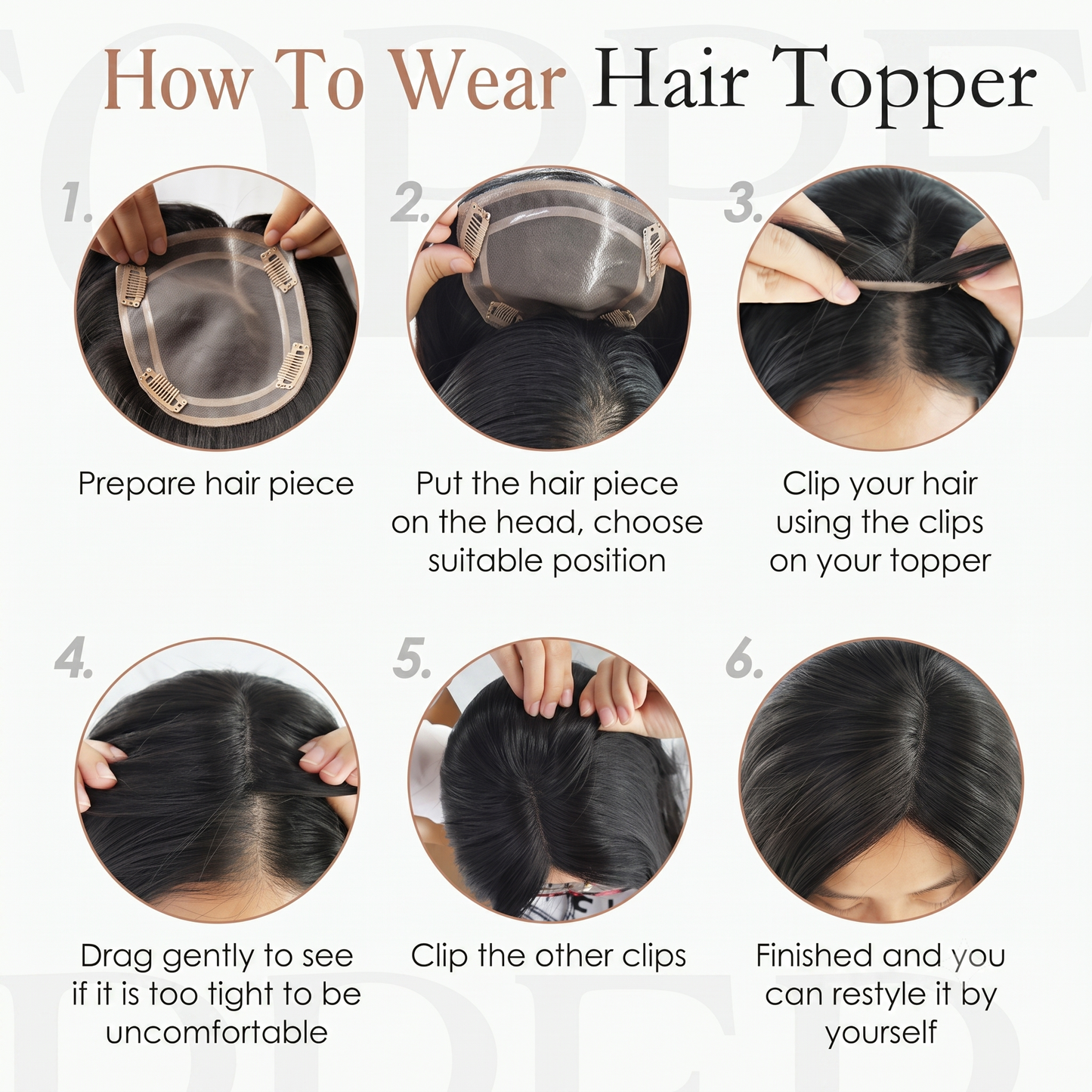 Classic Straight Pixie Hair Topper – Instant Fullness for Thinning Crowns