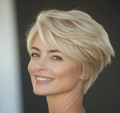 2026 New Short Hair Topper for Thinning Hair – Natural Look, Easy Clip-In