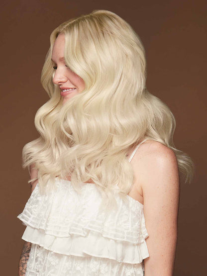 100% Human Hair Halo Extensions - Jet Black