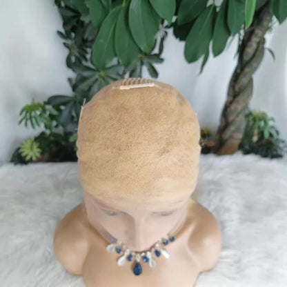 613 Full Lace Wig Human Hair 180% Density – Blonde Glueless Full Lace Frontal Wig with Baby Hair