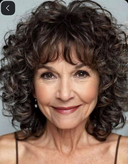 ( Lisa Lynn) 5.5*5.9 inches 100% Human Curly Hair Topper With Bangs