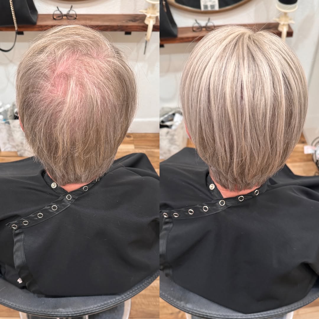Straight Hair Topper for Crown Thinning – Natural Coverage at the Crown - VIVACROWN