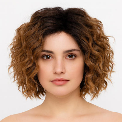Premium Curly Mono Base Hair Toppers Human Hair for Women