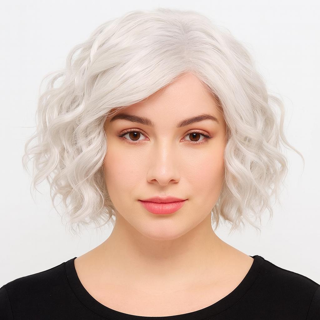 Premium Curly Mono Base Hair Toppers Human Hair for Women