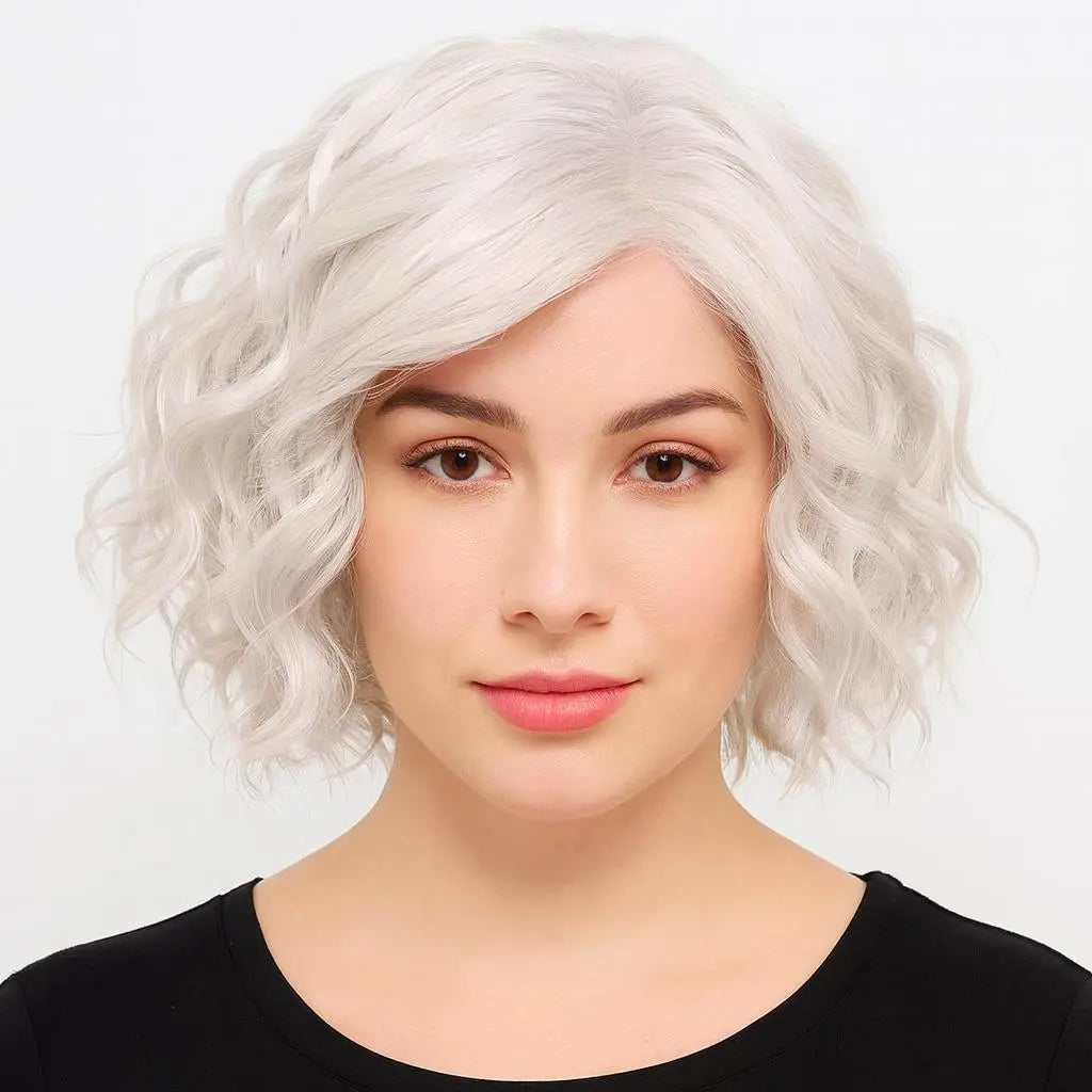 Sohaila Sarbaz--Premium Curly Mono Base Hair Toppers Human Hair for Women VIVACROWN