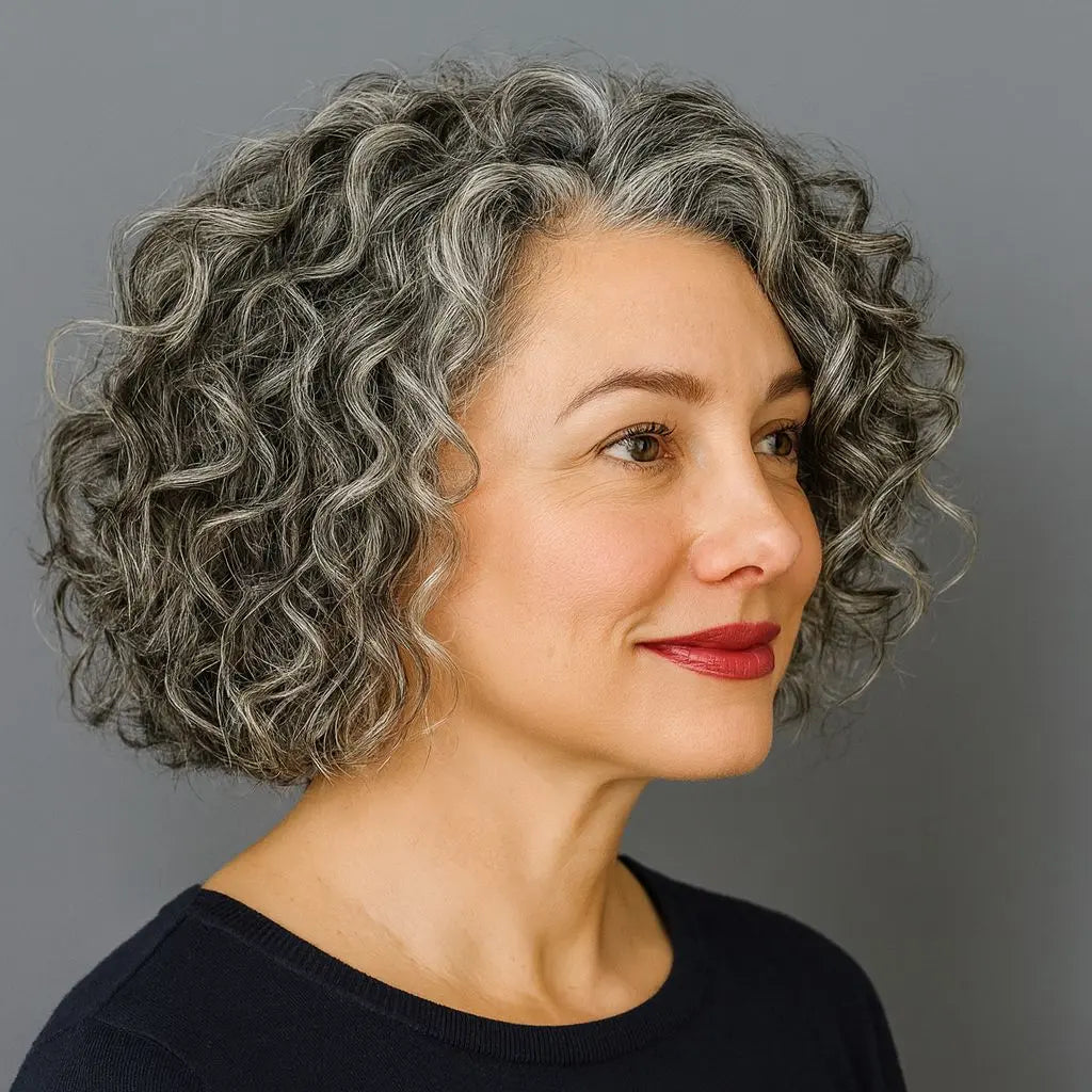 Sohaila Sarbaz--Premium Curly Mono Base Hair Toppers Human Hair for Women VIVACROWN