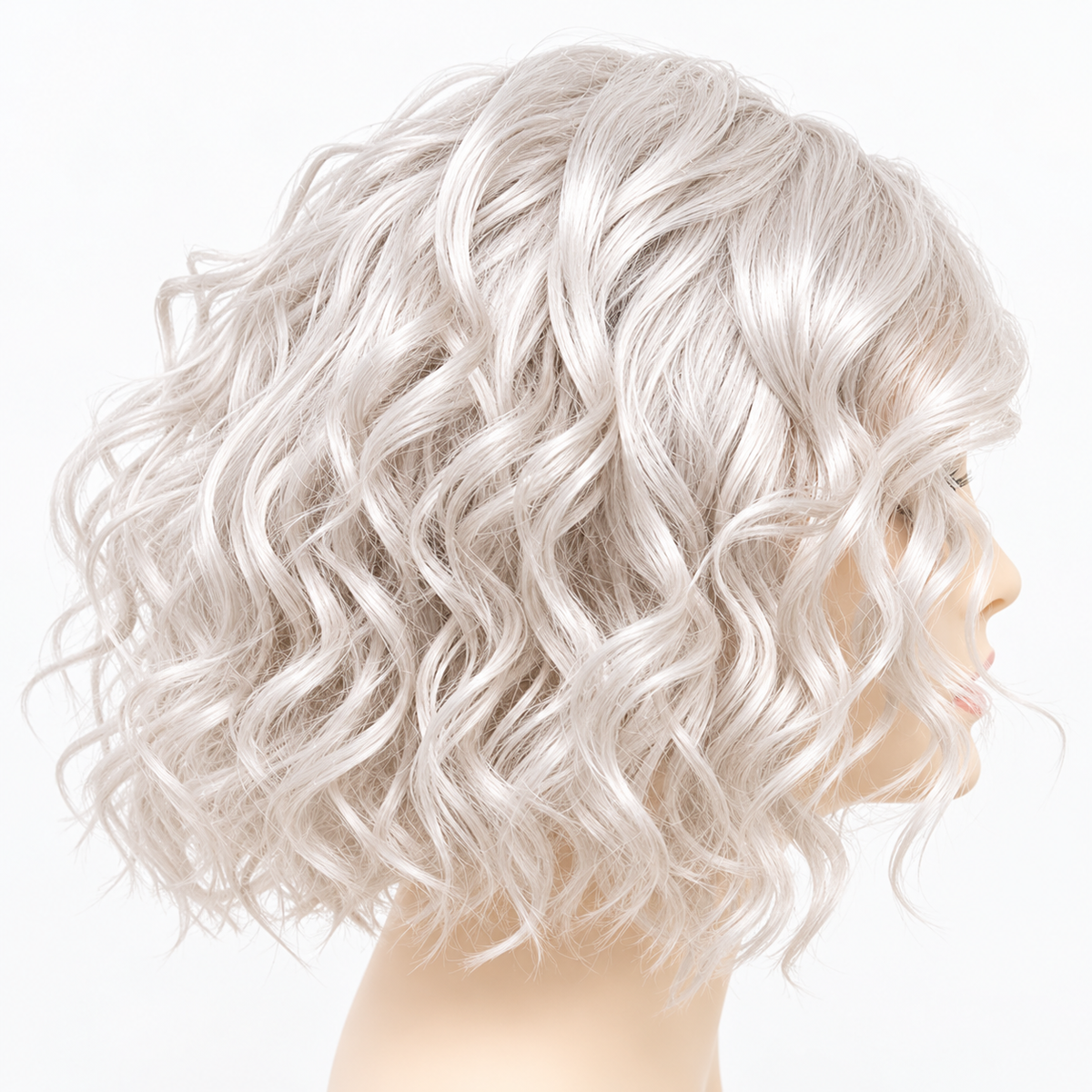 Premium Mono Base Curly Human Hair Topper for Women | Natural Coverage for Thinning Hair