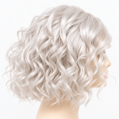 Premium Mono Base Curly Human Hair Topper for Women | Natural Coverage for Thinning Hair