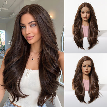13''x6'' Lace Front Wigs for Women – Long Loose Curly Natural Texture & Heat Safe