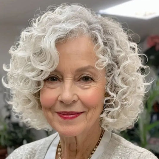 2025年新登場 薄毛の女性のためのプレミアムカーリーヘアトッパー