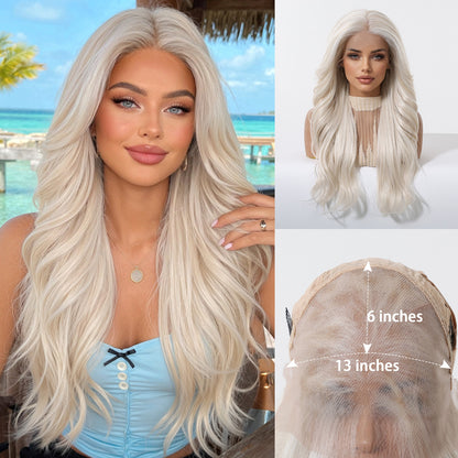 13''x6'' Lace Front Wigs for Women – Long Loose Curly Natural Texture & Heat Safe