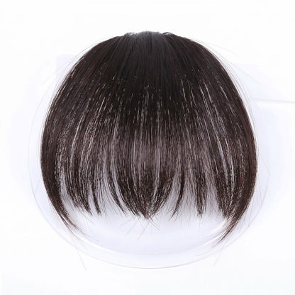 5"  Human Hair Seamless Clip-in Fringe Bangs